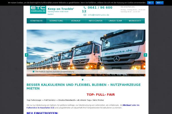 miettrucks.de site used Aixhibit