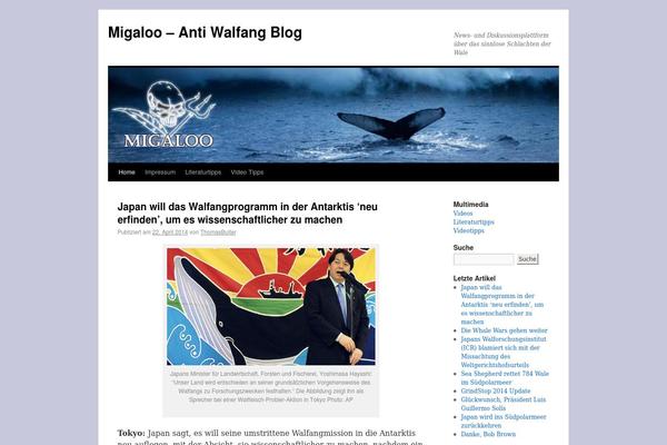 WordPress website example screenshot