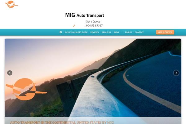 migautotransport.com site used Mig-express-wp