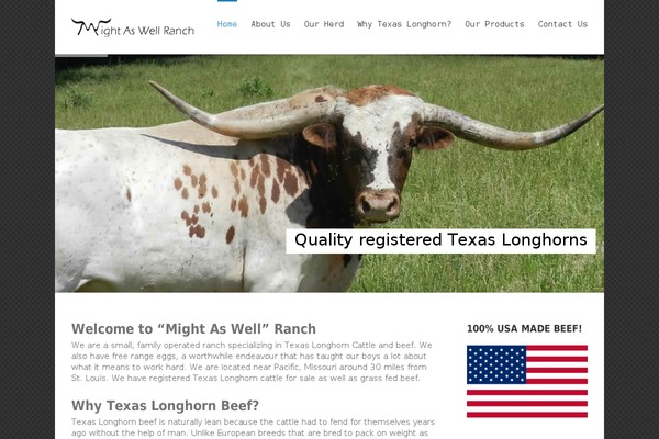 mightaswellranch.com site used Avada