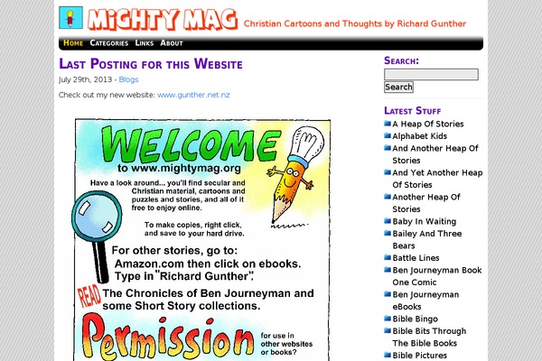 mightymag.org site used Sandfish