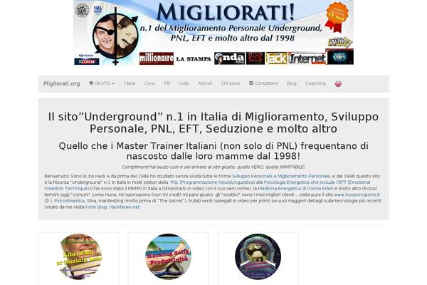 migliorati.org site used Italystrap-child