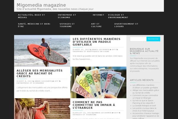 migomedia.fr site used PressNews