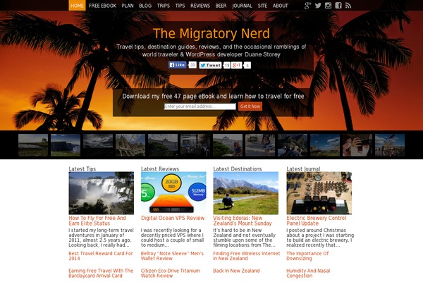 Twenty Fifteen theme site design template sample