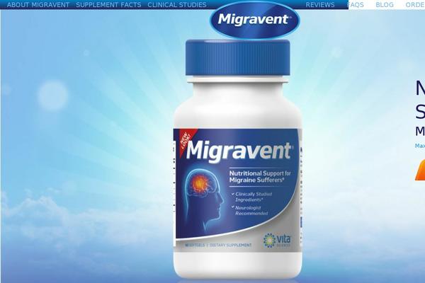 migravent.com site used Migravent-theme