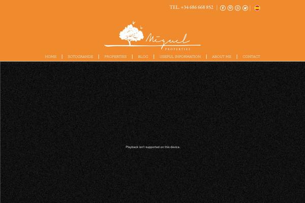 Ushuaia theme site design template sample