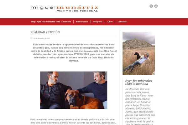 miguelmunarriz.com site used Miguelmunarriz