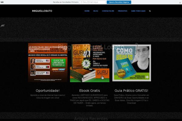 miguelobato.com site used Theme_3