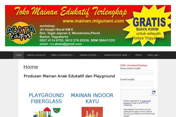 migunani.com site used Nictitate-1.1.4