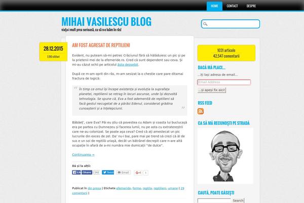 mihaivasilescublog.ro site used Wpdevel