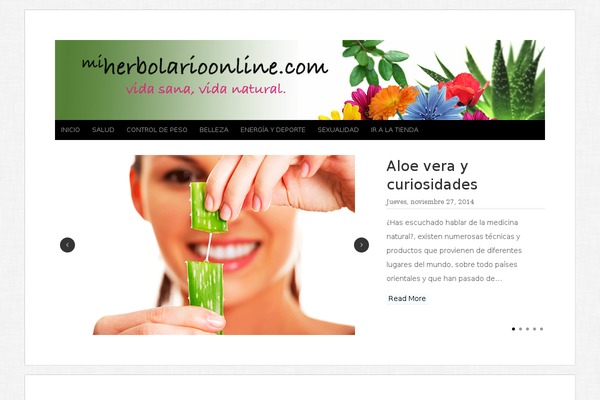 miherbolarioonline.com site used Organic Magazine