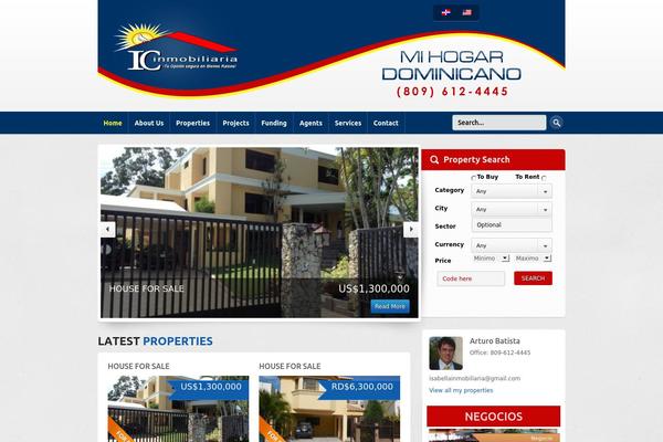 mihogardominicano.com site used Icinmobiliaria
