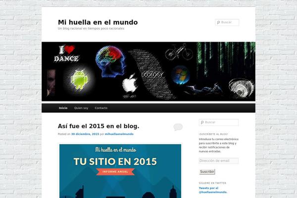 Twenty Eleven theme site design template sample