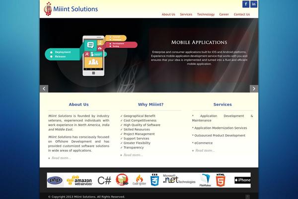 miiint.com site used Miiint