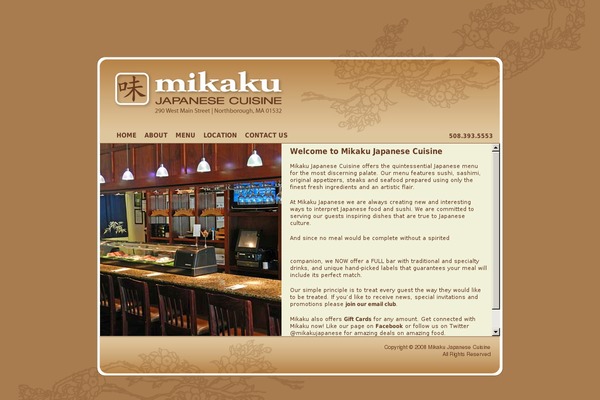 WordPress website example screenshot