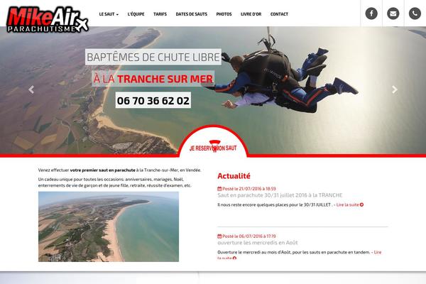 mike-air-parachutisme.com site used Mike
