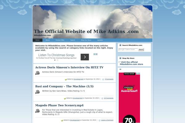 mikeadkins.com site used Morningglory