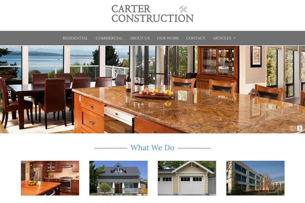 mikecarterconstruction.com site used First-child