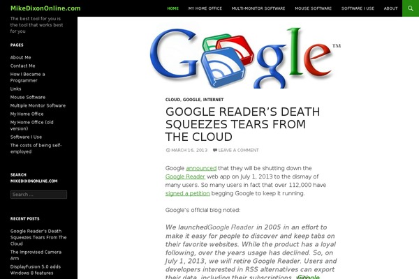 WordPress website example screenshot