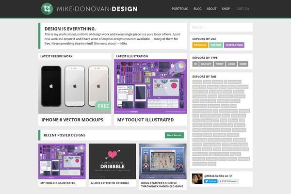 mikedonovandesign.com site used Mdd-site
