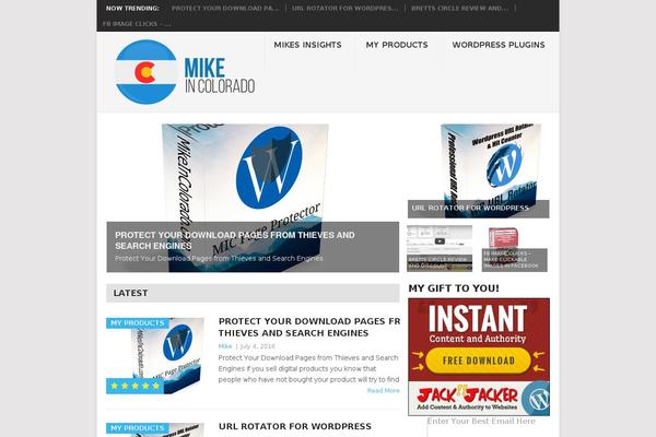 WordPress website example screenshot