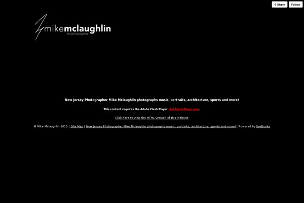 mikemclaughlin.com site used Livebooks