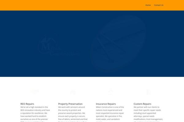 Divi theme site design template sample