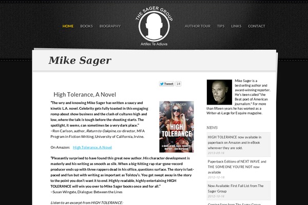 mikesager.com site used Writer Parent