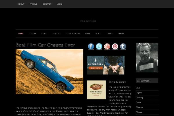 Magazine Pro theme site design template sample