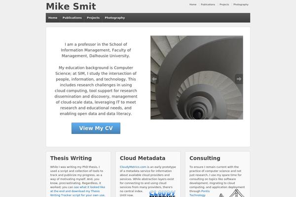 WordPress website example screenshot