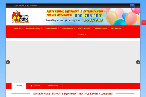 mikesmoonwalkrentals.com site used Envision