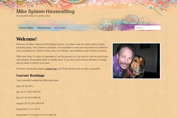 WordPress website example screenshot