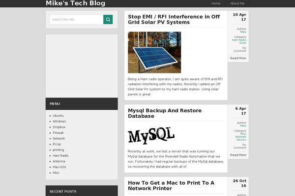 mikestechblog.com site used Lifestyle Pro