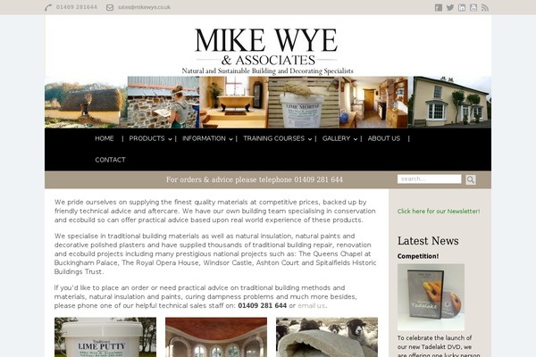 mikewye.co.uk site used Mike-wye