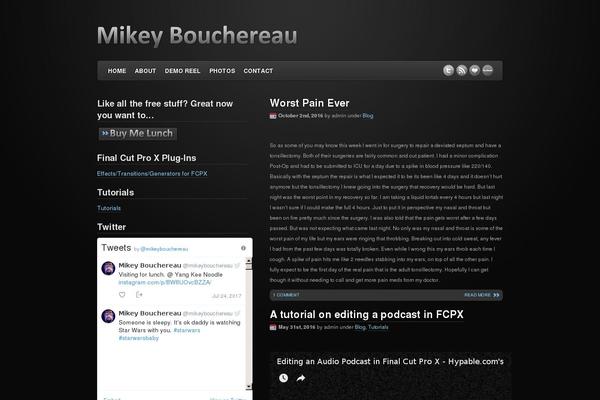 mikeybouchereau.com site used Blackops-wp
