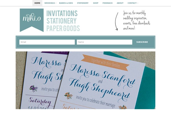 Jacqueline theme site design template sample