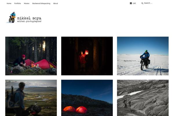 WordPress website example screenshot