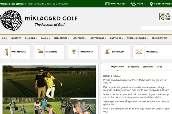 miklagardgolf.no site used Miklagard-theme