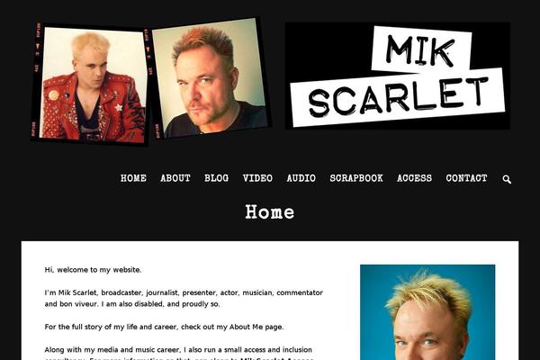 mikscarlet.com site used Scarlet