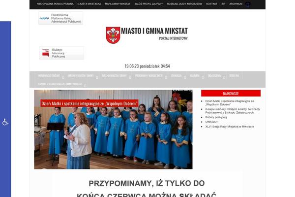 mikstat.pl site used Newspress-extend
