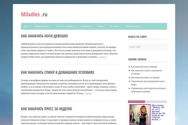 WordPress website example screenshot