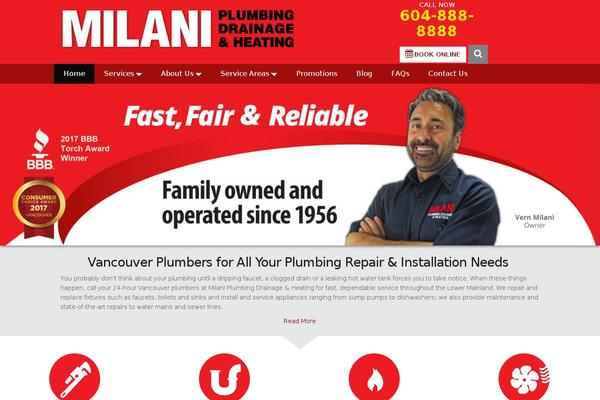 milani.ca site used Themelearning