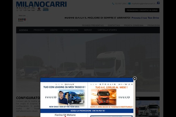 milanocarri.it site used Webspark-theme