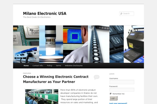 WordPress website example screenshot