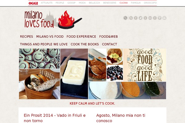 milanolovesfood.com site used Juxter_nuovo