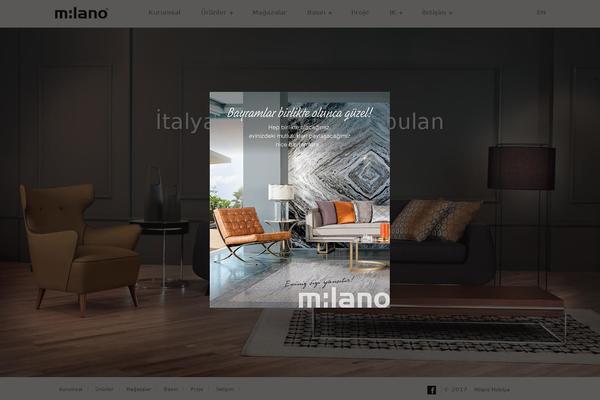 Milano theme site design template sample