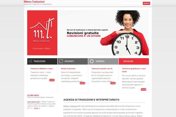 milanotraduzioni.com site used Theme908