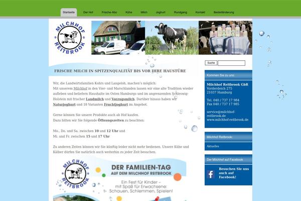 WordPress website example screenshot