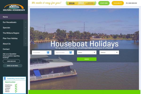 mildurahouseboats.com.au site used Mildurahouseboats