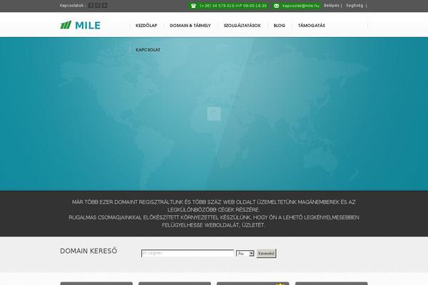 mile.hu site used Mile